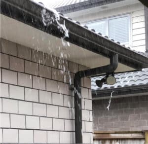 Débouchage de gouttière